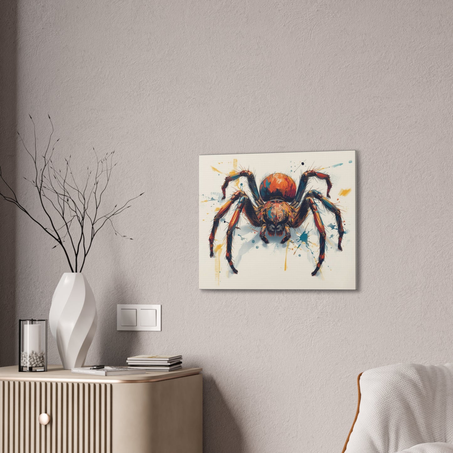 Abstract Spider Canvas Wall Art Decor