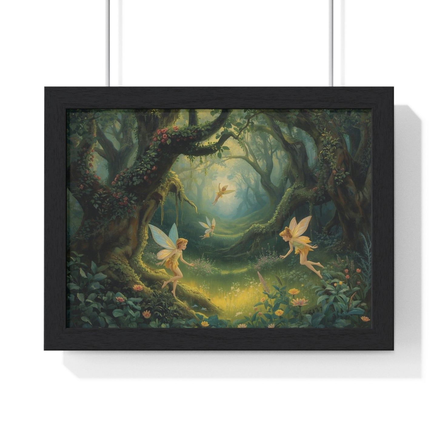 Enchanted Forest Fairy Poster | Magical Home Decor, Wall Art, Fairy Gift, Nature Print, Fantasy Art