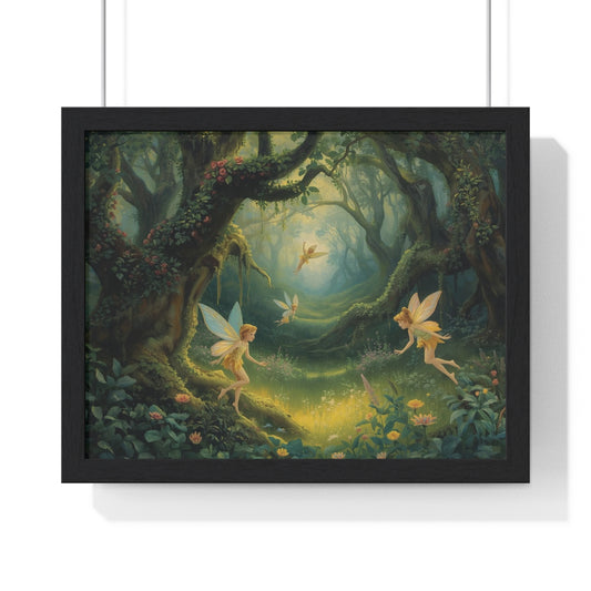 Enchanted Forest Fairy Poster | Magical Home Decor, Wall Art, Fairy Gift, Nature Print, Fantasy Art
