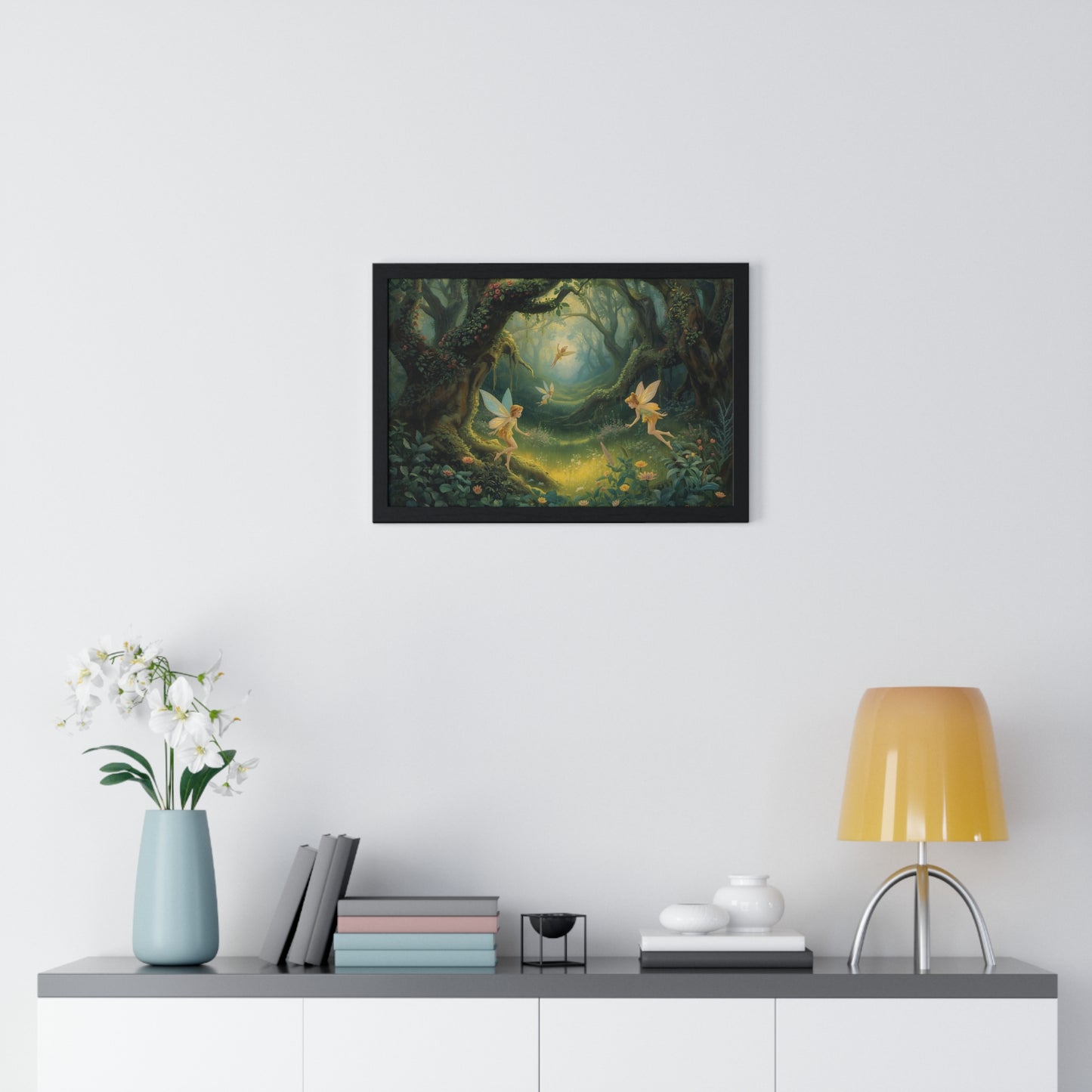 Enchanted Forest Fairy Poster | Magical Home Decor, Wall Art, Fairy Gift, Nature Print, Fantasy Art