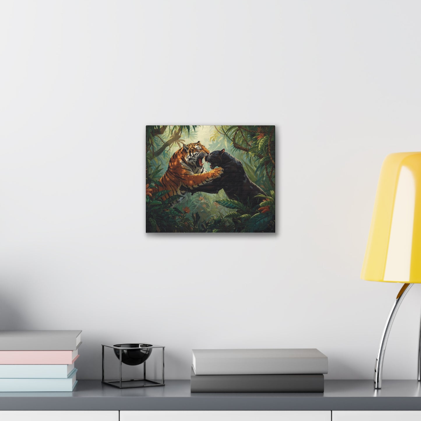 Wild Tiger and Panther Wall Decor
