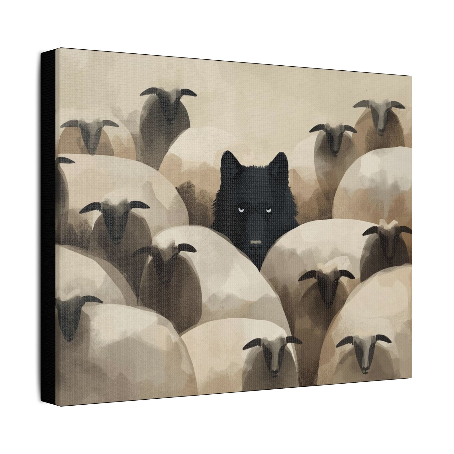 Wolf in Disguise Canvas Wall Art Decor