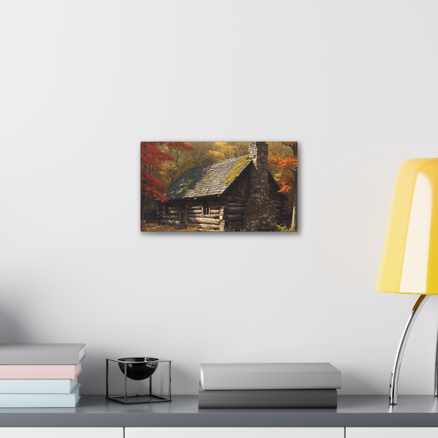 Autumn Cabin Canvas Print