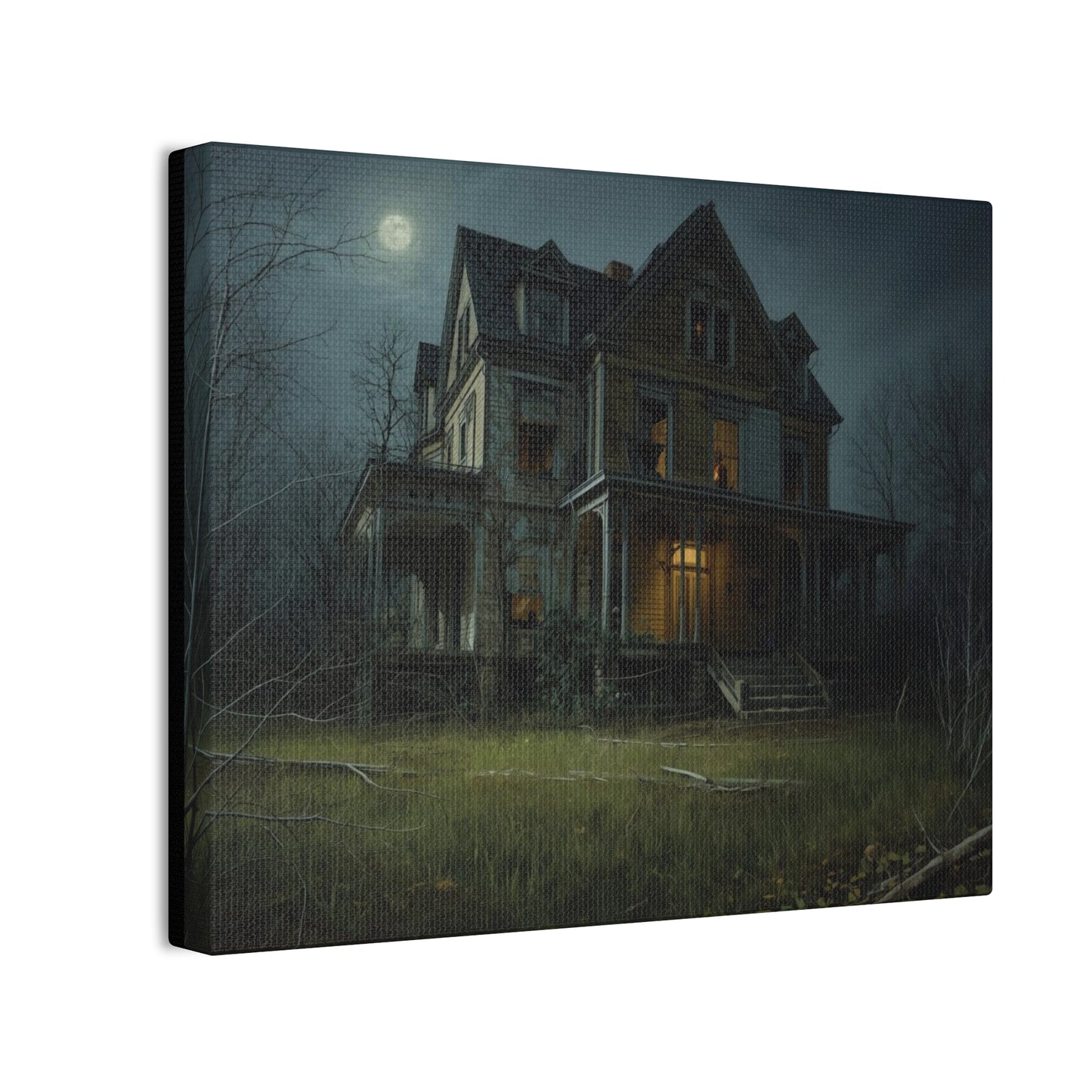Spooky Haunted House Art Print