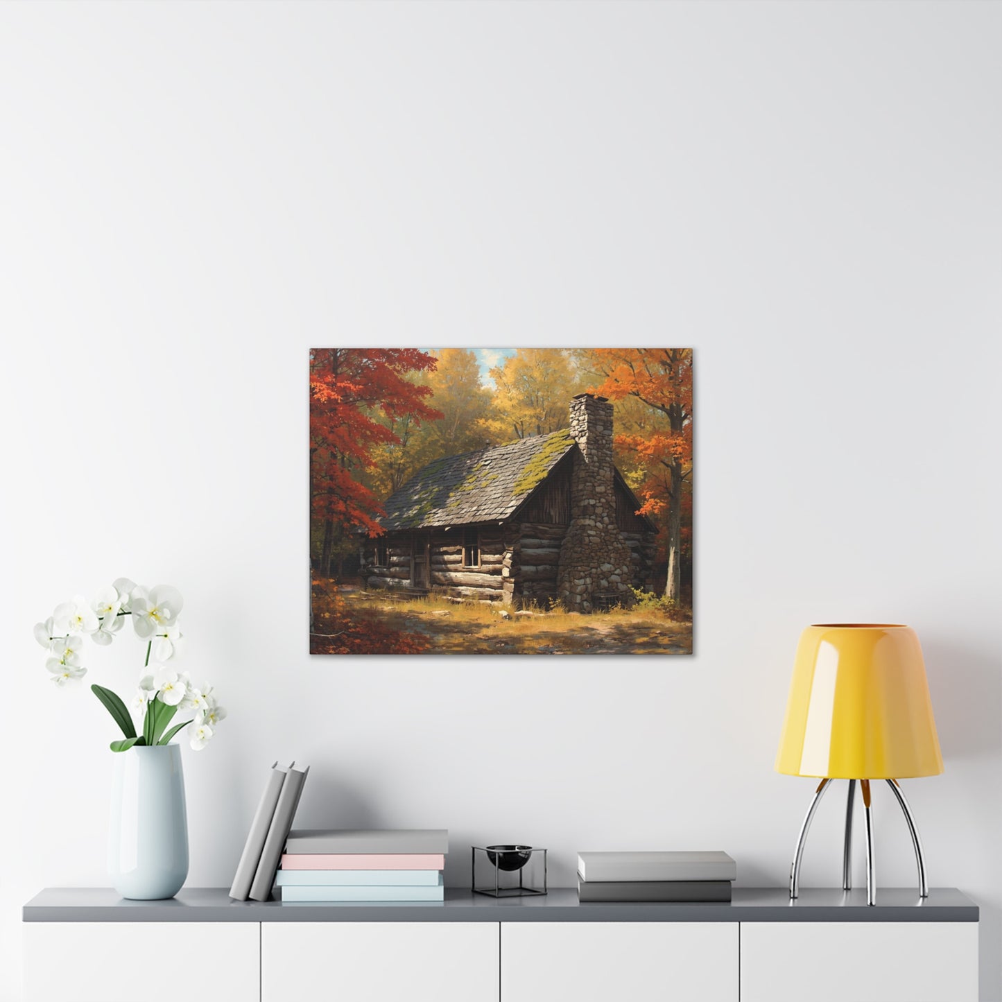 Autumn Cabin Canvas Print