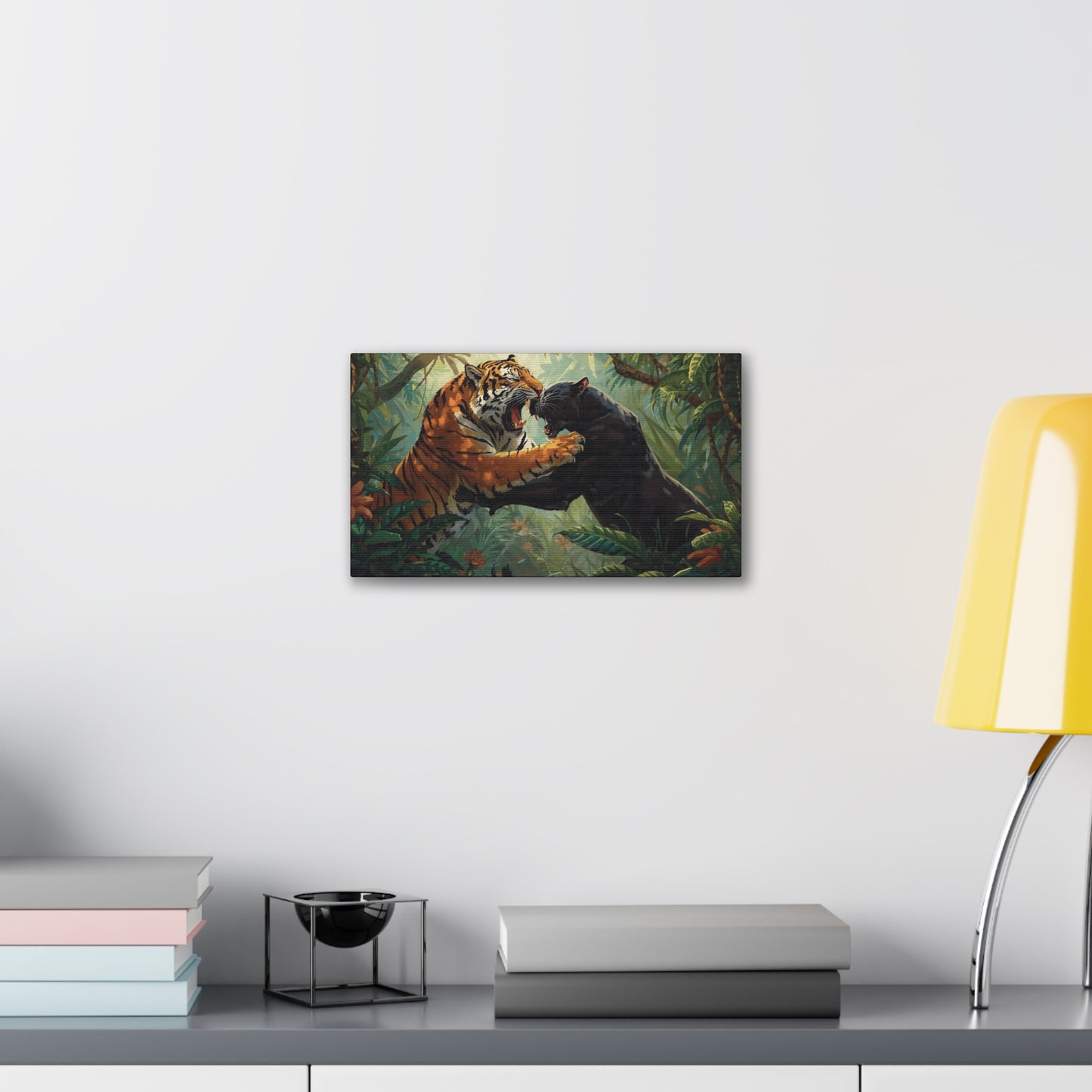 Wild Tiger and Panther Wall Decor