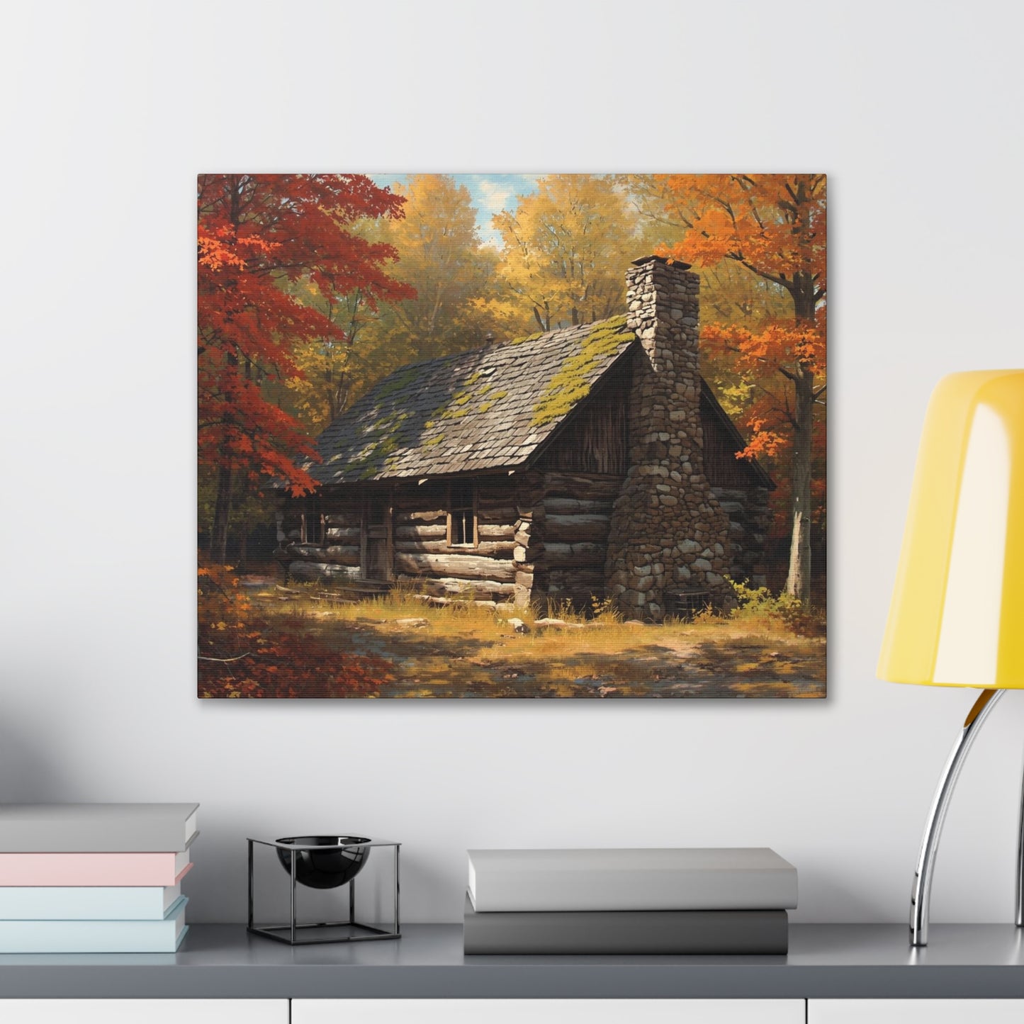 Autumn Cabin Canvas Print