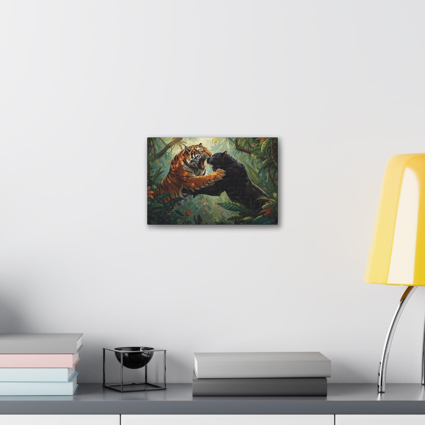 Wild Tiger and Panther Wall Decor