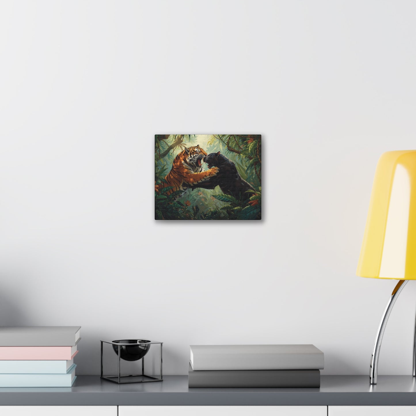 Wild Tiger and Panther Wall Decor