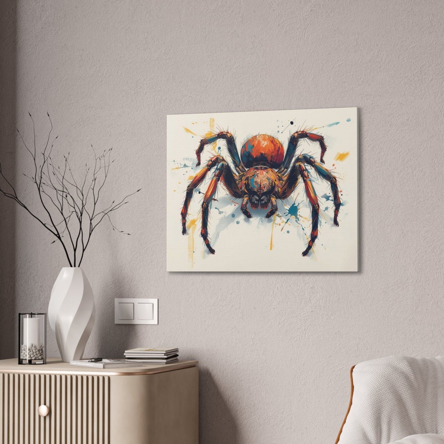 Abstract Spider Canvas Wall Art Decor
