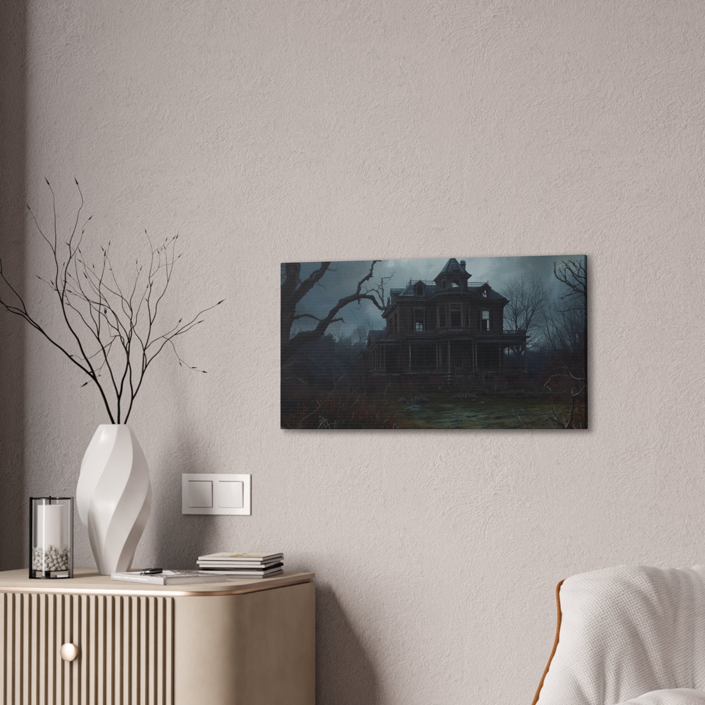 Haunted House Art Print