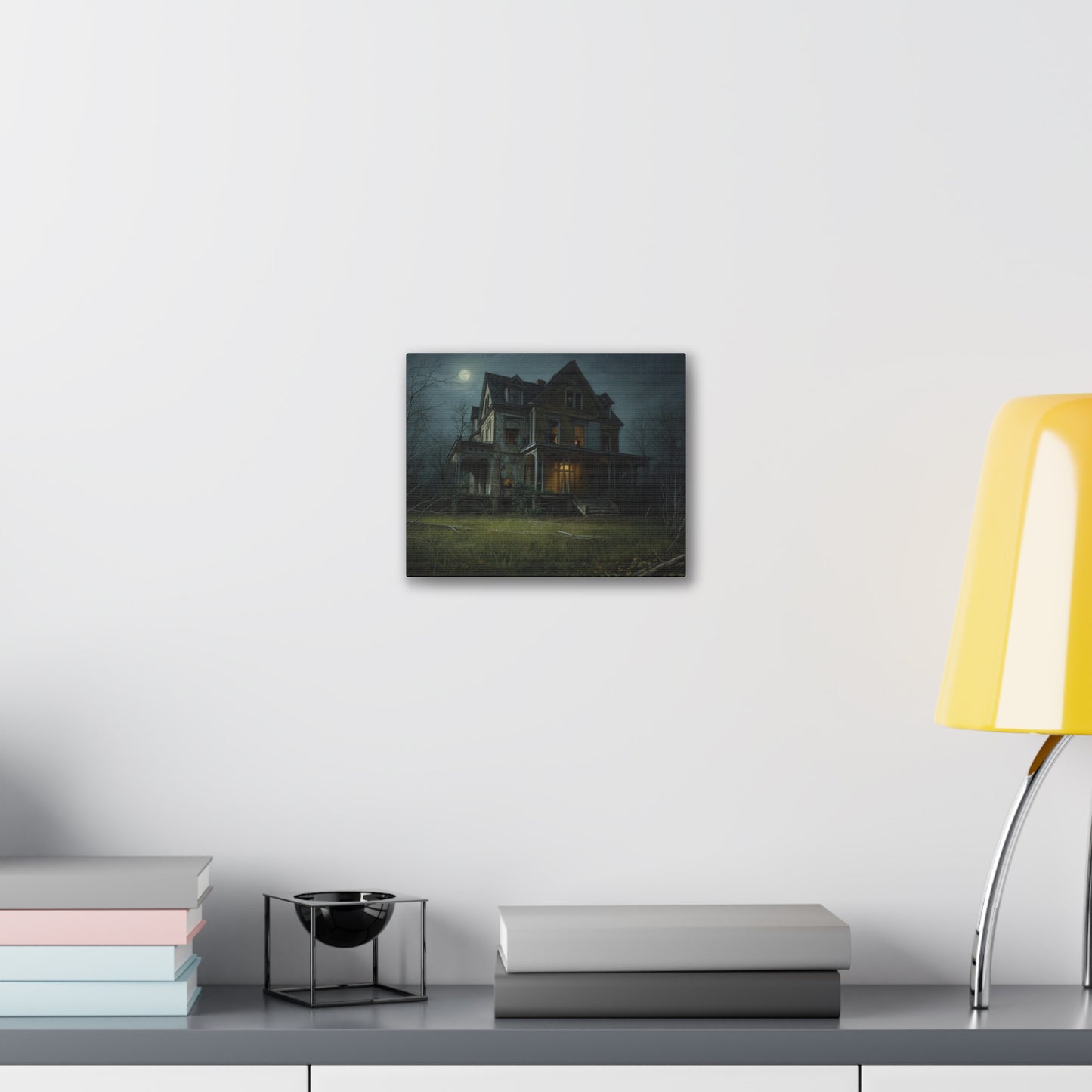 Spooky Haunted House Art Print