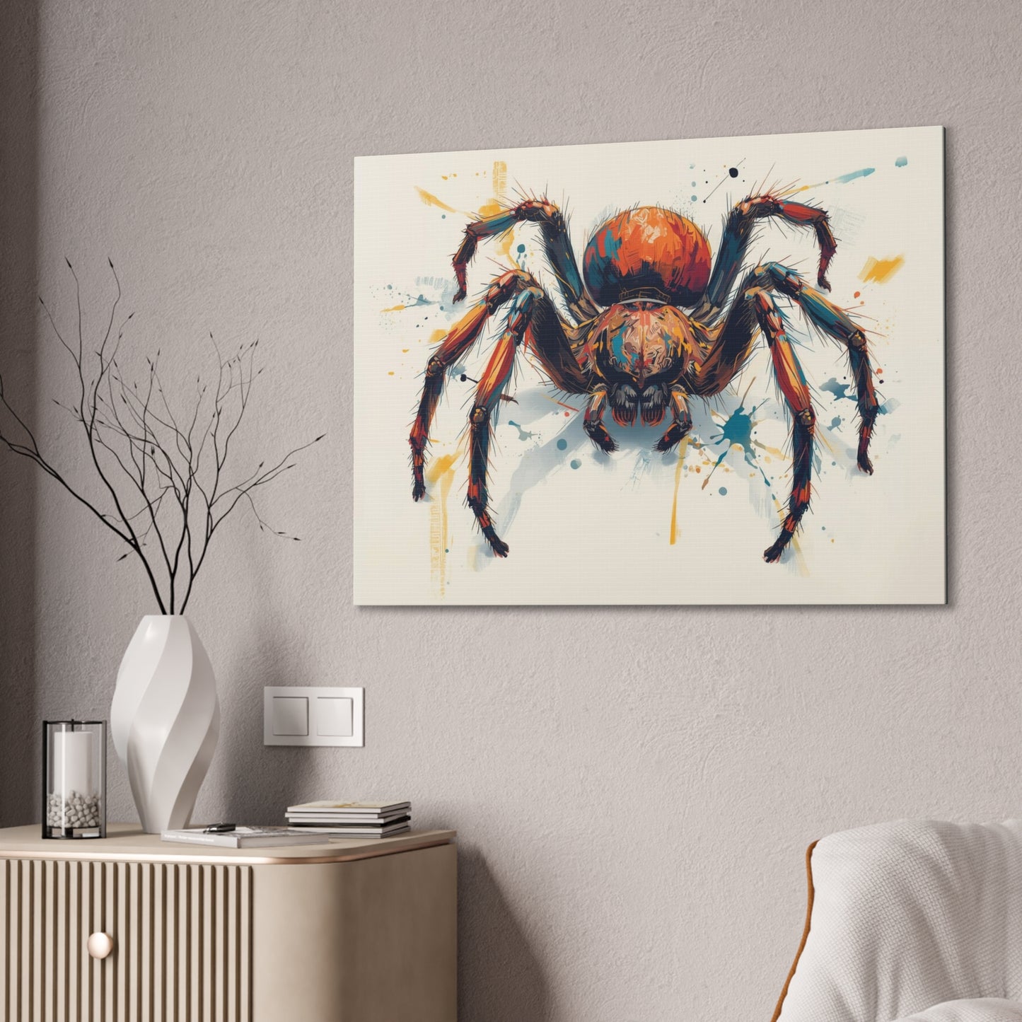 Abstract Spider Canvas Wall Art Decor