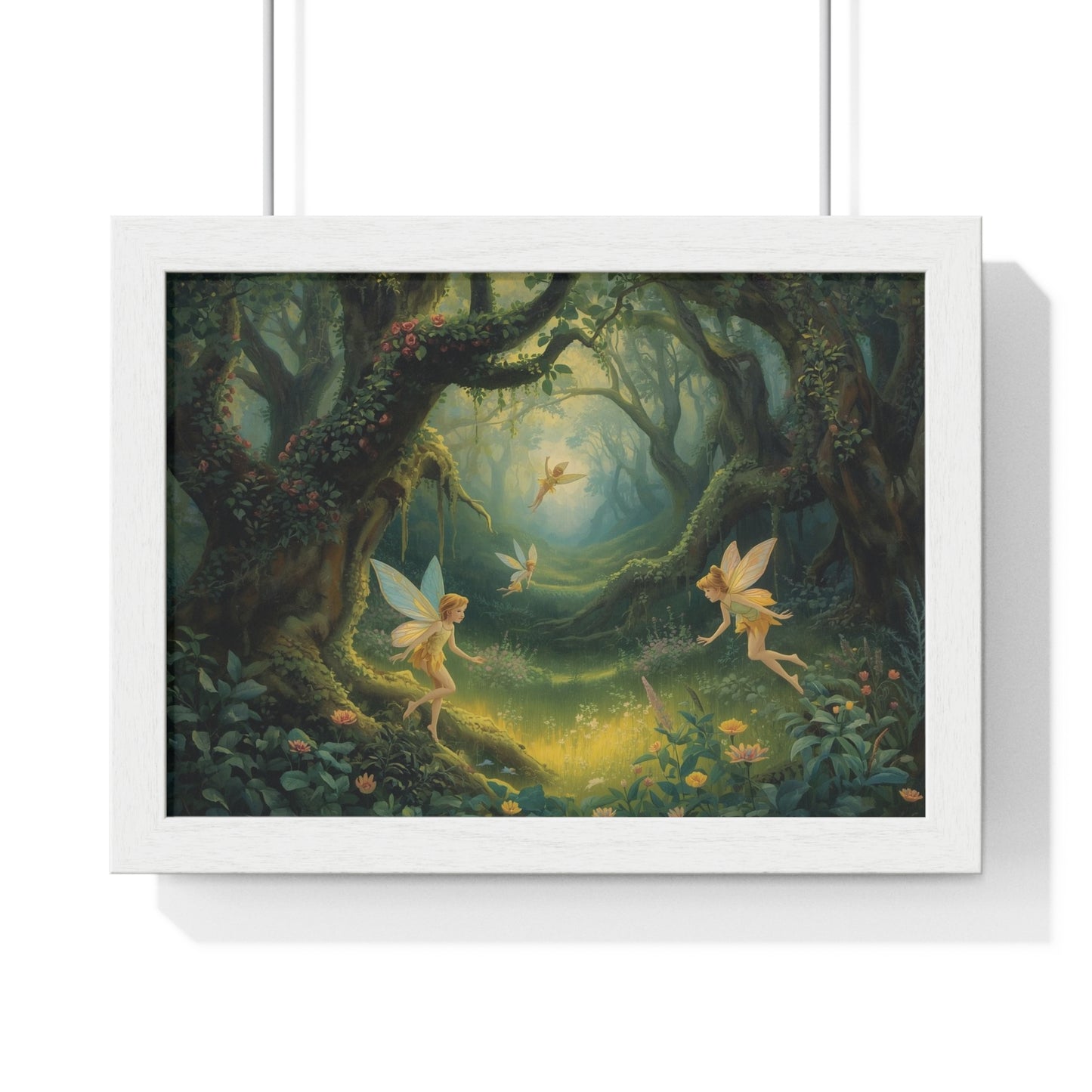 Enchanted Forest Fairy Poster | Magical Home Decor, Wall Art, Fairy Gift, Nature Print, Fantasy Art