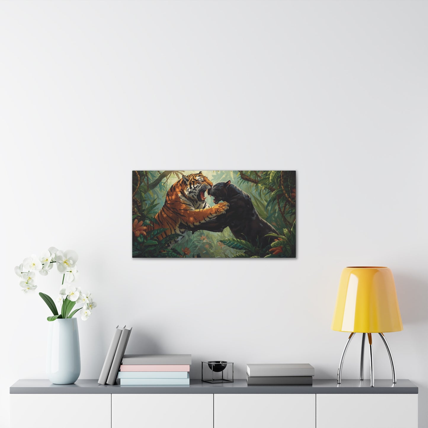 Wild Tiger and Panther Wall Decor