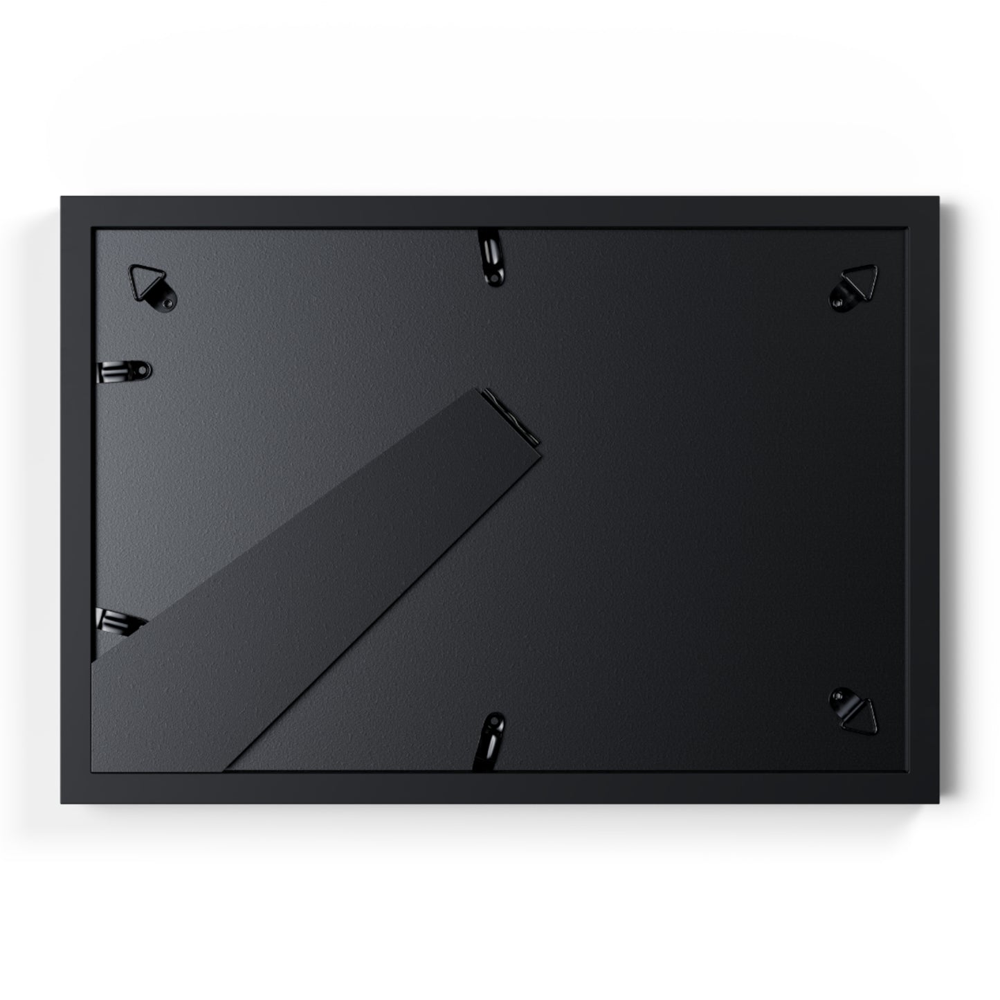 Elegant Black Framed Eagle Print