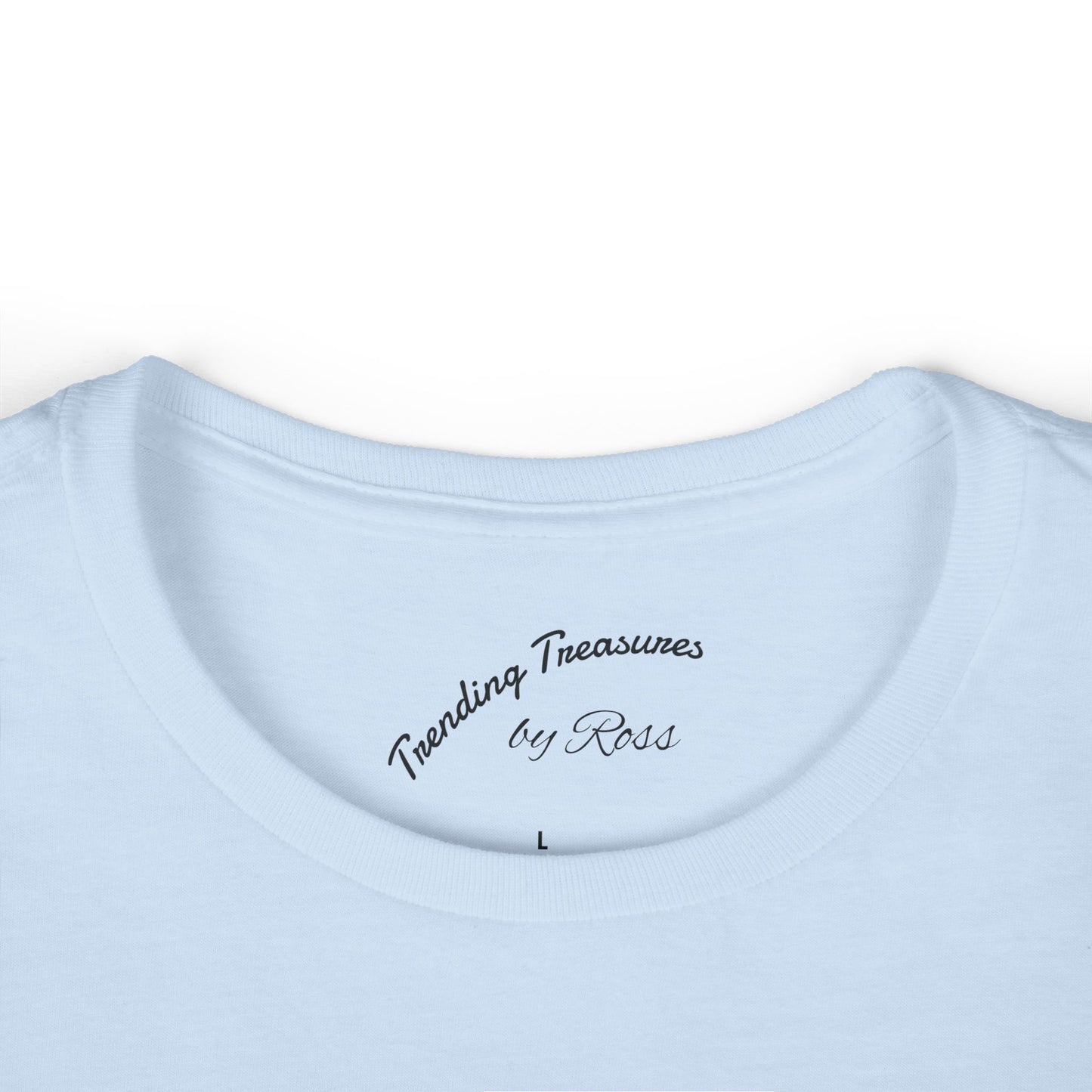 Floral Outline Women's Tee, Casual Graphic T-Shirt, Boho Flower Shirt, Gift for Her, Spring Outfit Essential