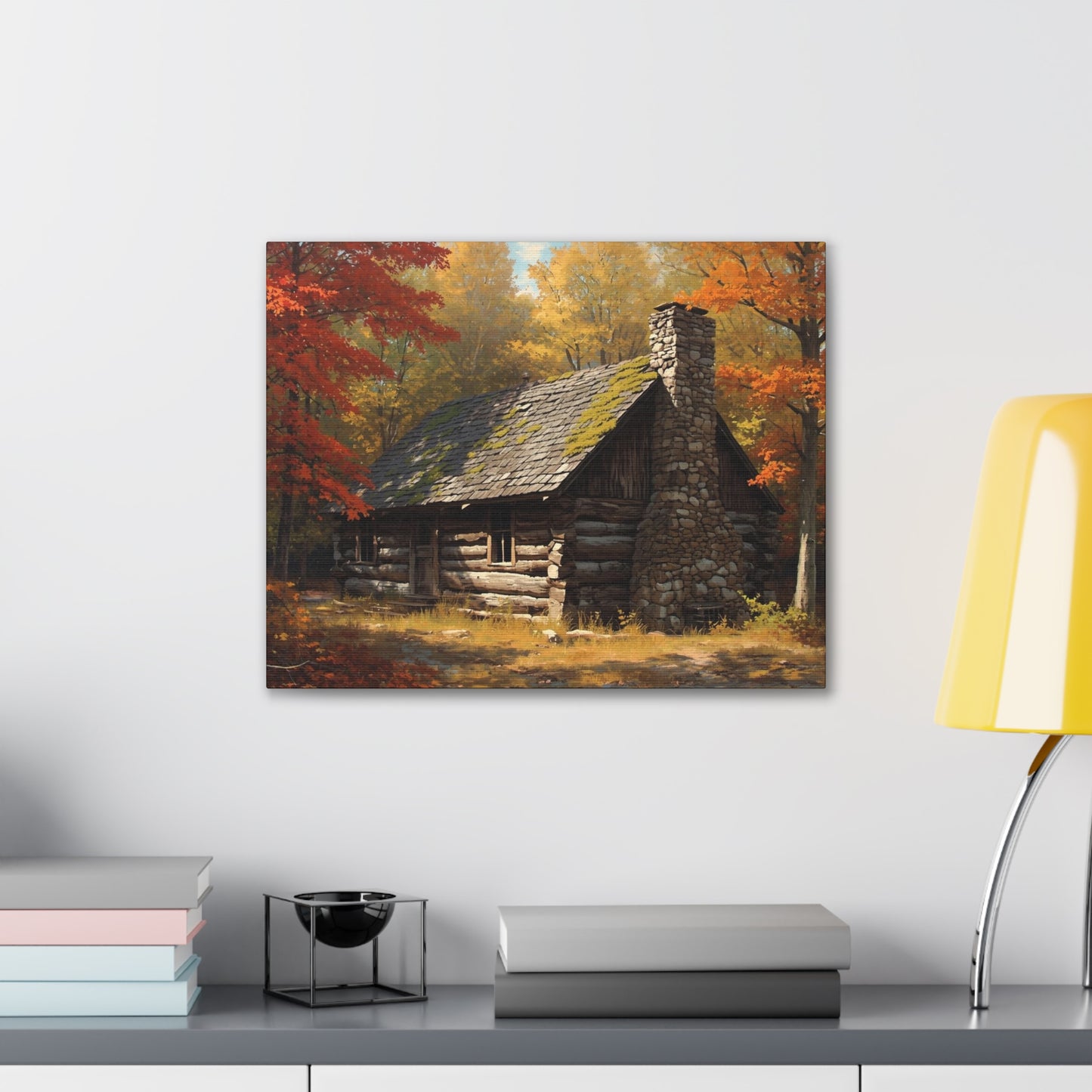 Autumn Cabin Canvas Print