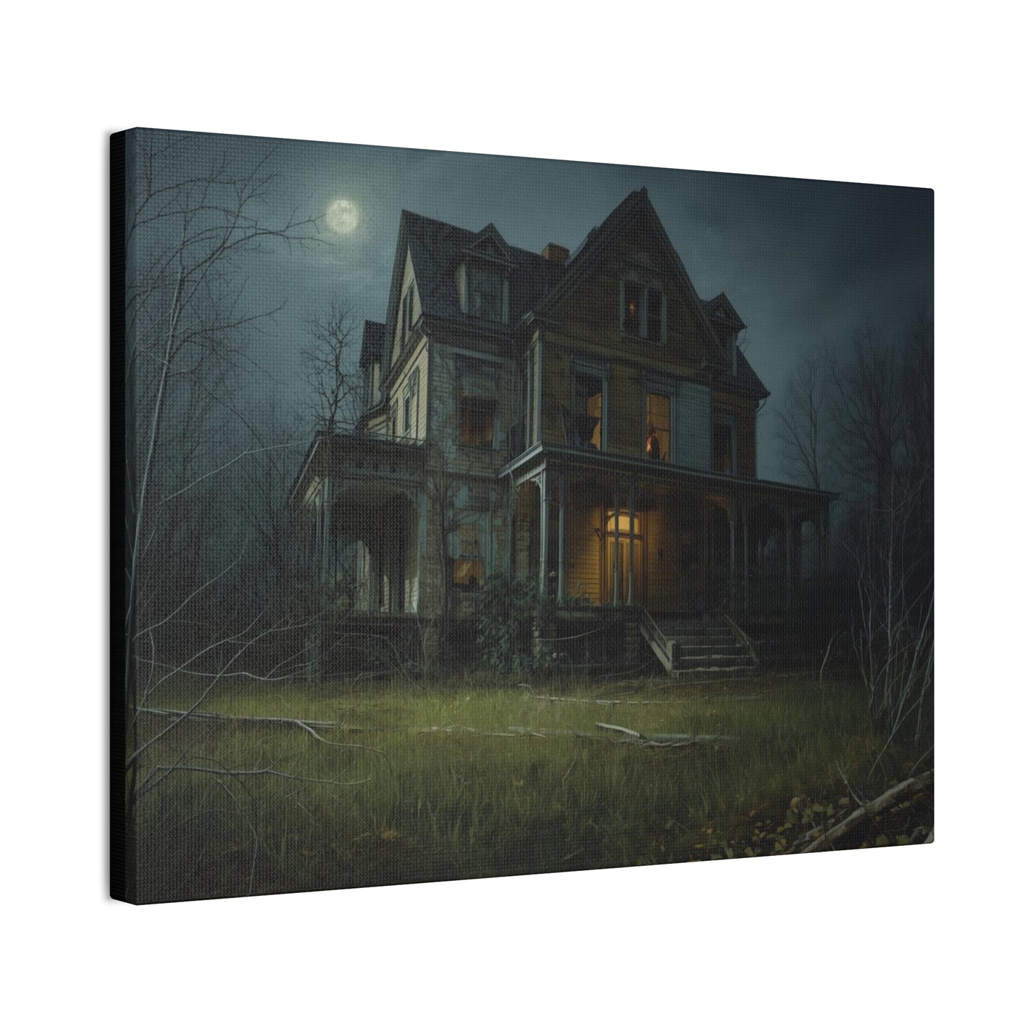 Spooky Haunted House Art Print