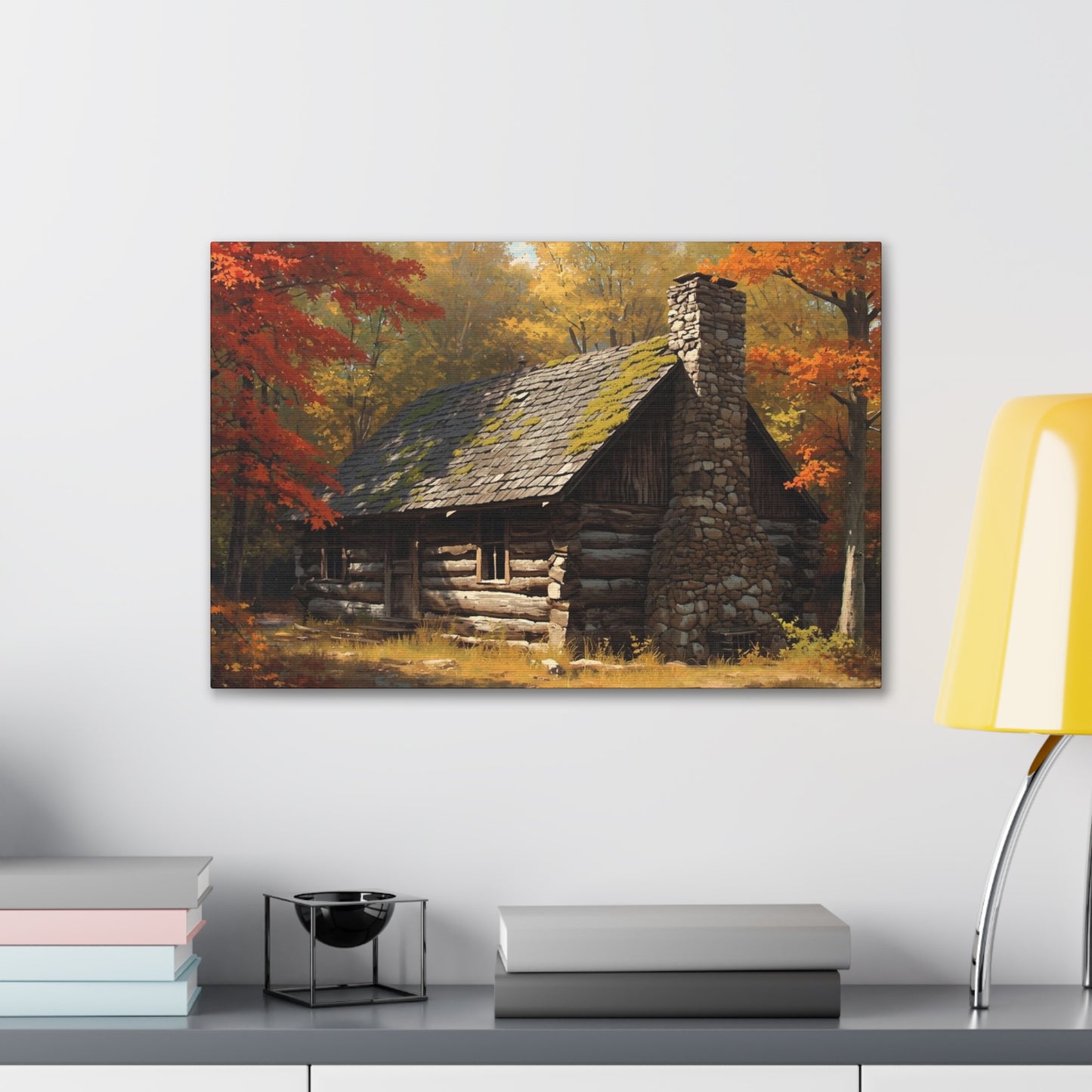 Autumn Cabin Canvas Print