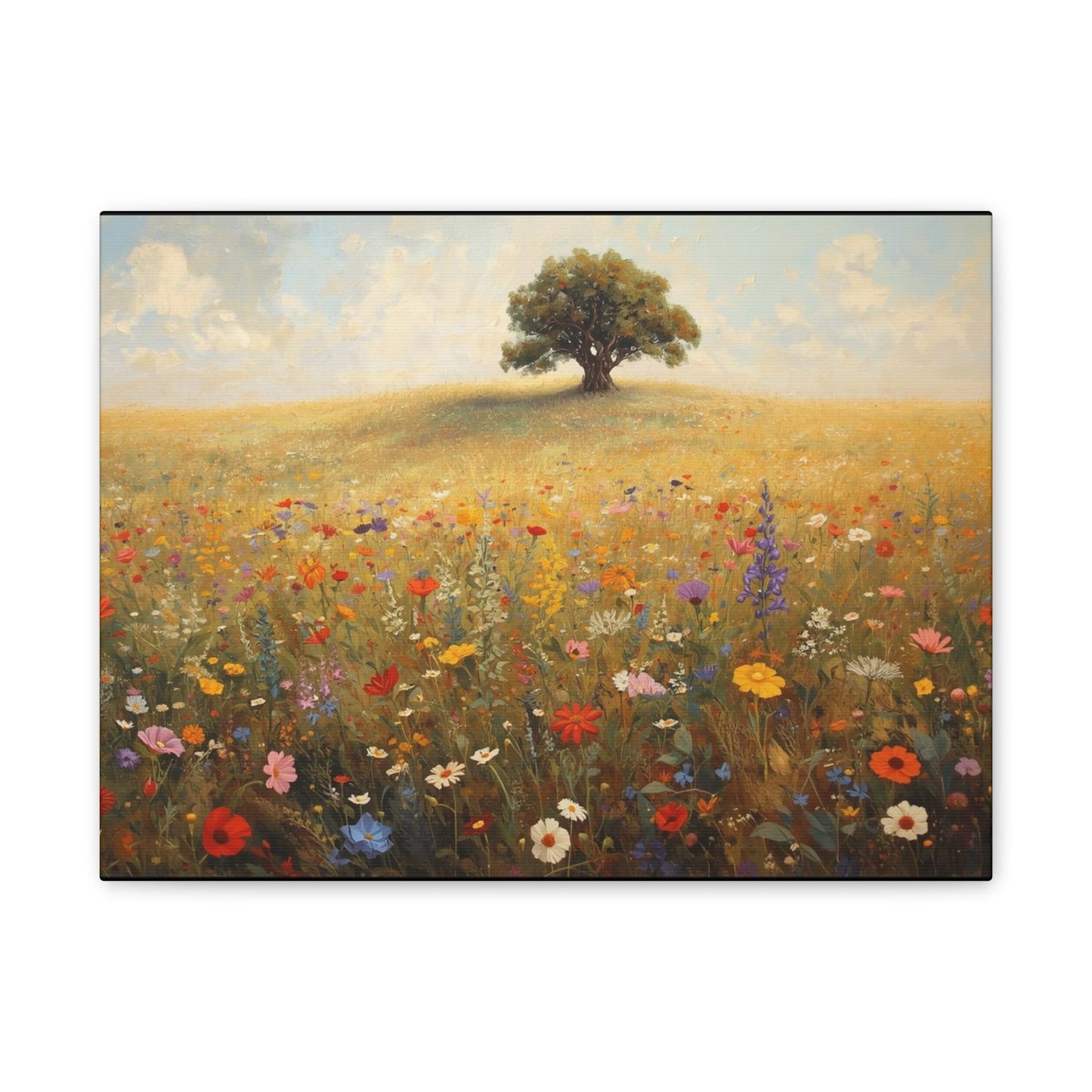 Vibrant Floral Landscape Decor