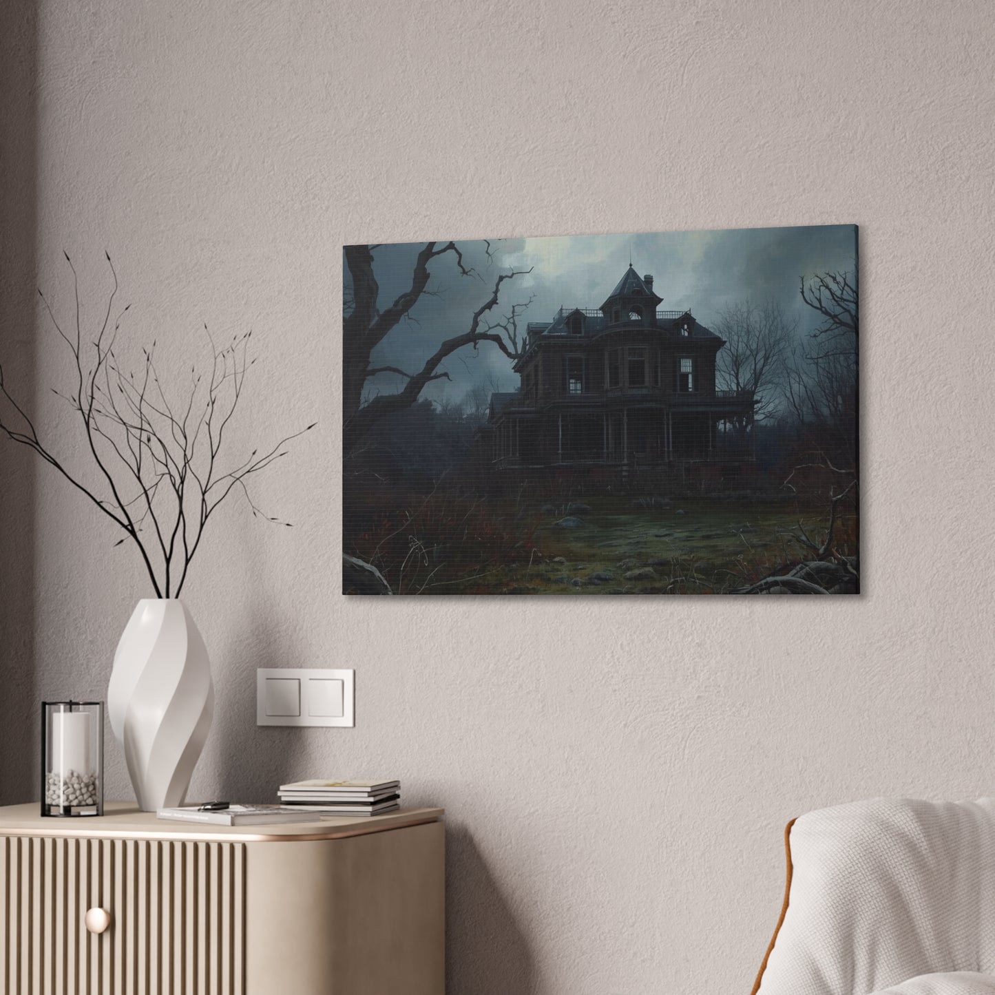 Haunted House Art Print