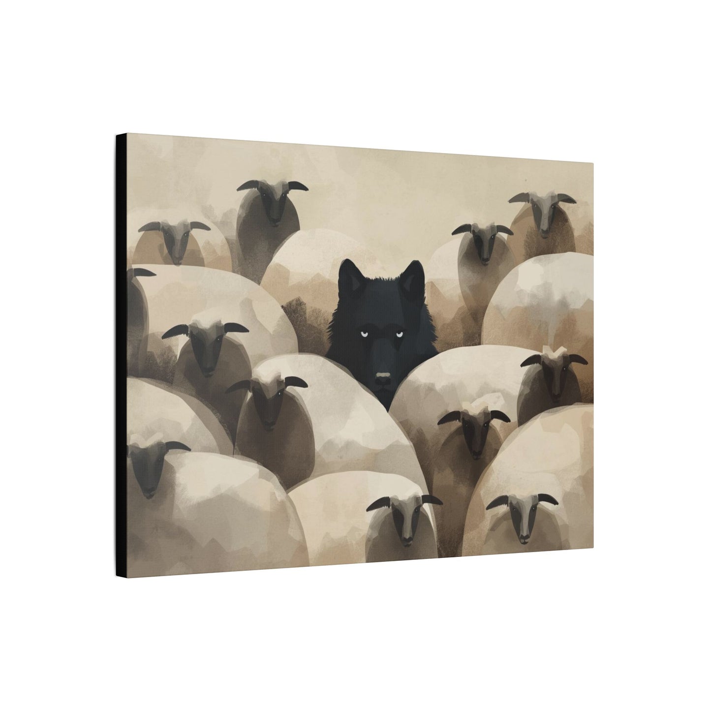 Wolf in Disguise Canvas Wall Art Decor